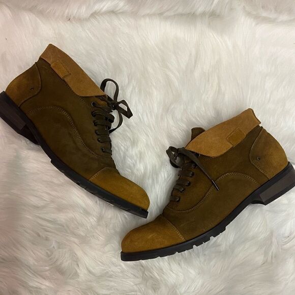 Genuine Leather men’s boots size 11 B27 - Picture 2 of 13